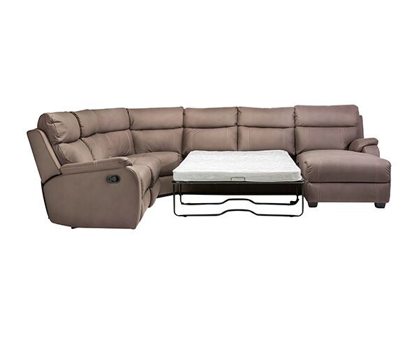 Porter 6 Seat Recliner with Chaise and Sofa Bed
